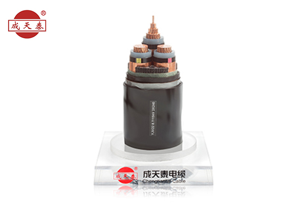 铜芯，交联聚乙烯绝缘，钢带铠装聚乙烯护套电力电缆 YJV22 3.6/6（7.2）kV